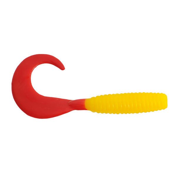 Afbeelding Albatros Twisters 5.5 5.5 cm - Baits - Geel&Rood Roofvis door Petsplace.nl