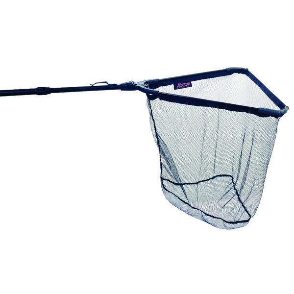 Albatros Interline Landingnet 200cm 2 Delig - Landingnet - 50x50x45 cm Zwart Allround 5mm