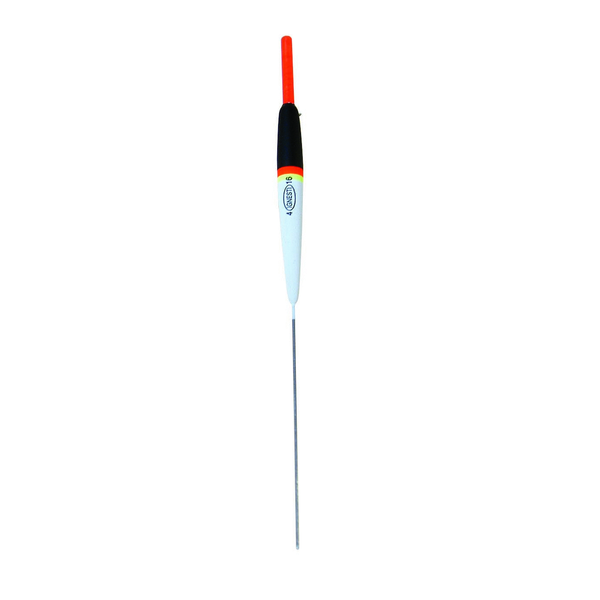 Albatros Toplevel 9007 - Pennen - 12 cm 0.75 g Wit Zwart Rood Witvis