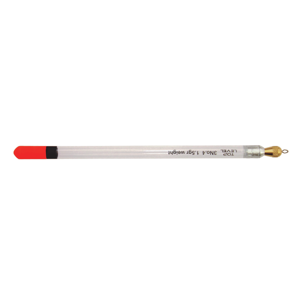 Afbeelding Albatros Toplevel Crystal Waggler - Pennen - 13 cm 1.5 g Wit Rood Allround door Petsplace.nl
