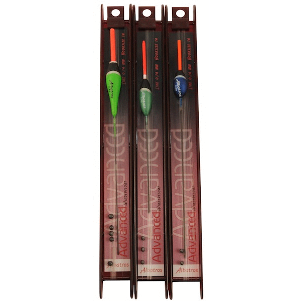 Afbeelding Albatros Tuigenset Advanced Light - Tuigen - 14 cm Zwart Rood Wit 3 stuks Witvis door Petsplace.nl