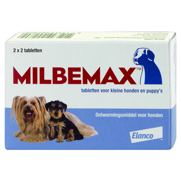 Afbeelding Milbemax Kleine honden en puppies 4 Tabletten door Petsplace.nl