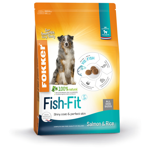 Afbeelding Fokker Dog Fish-Fit Zalm - Hondenvoer - 13 kg door Petsplace.nl