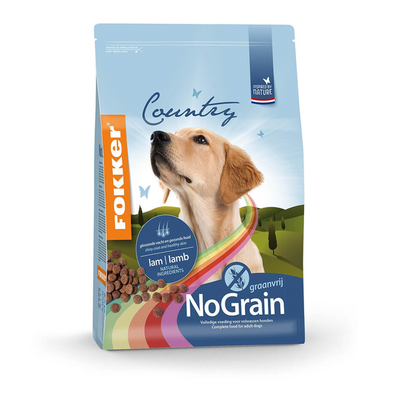 Afbeelding Fokker Country No Grain hondenvoer 2,5 kg door Petsplace.nl