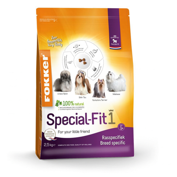 Afbeelding Fokker Special-Fit 1 hondenvoer 2,5 kg door Petsplace.nl