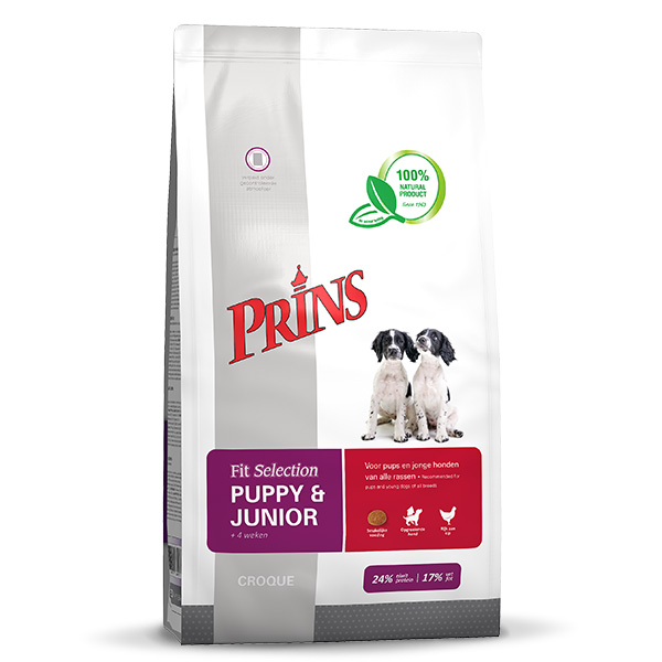 Afbeelding Prins Fit Selection Puppy & Junior Hondenvoer 10 kg door Petsplace.nl