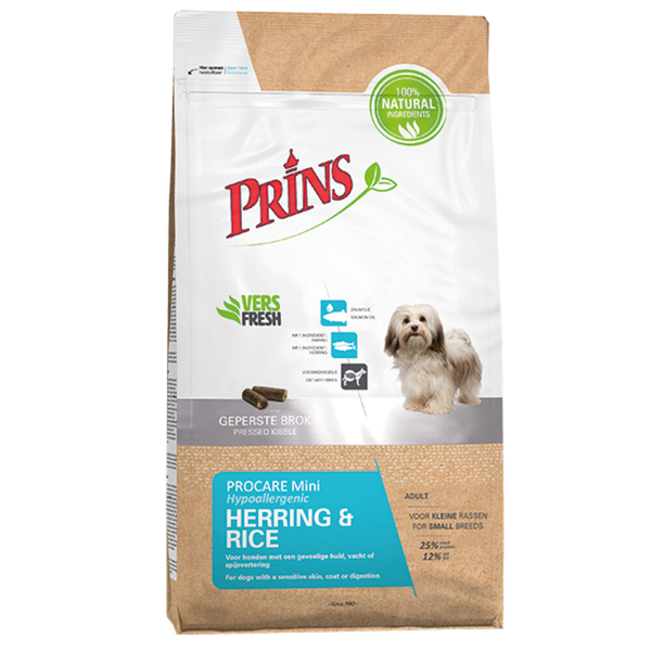 Afbeelding Prins Procare Adult Mini Hypoallergeen - Hondenvoer - Haring Rijst 3 kg door Petsplace.nl