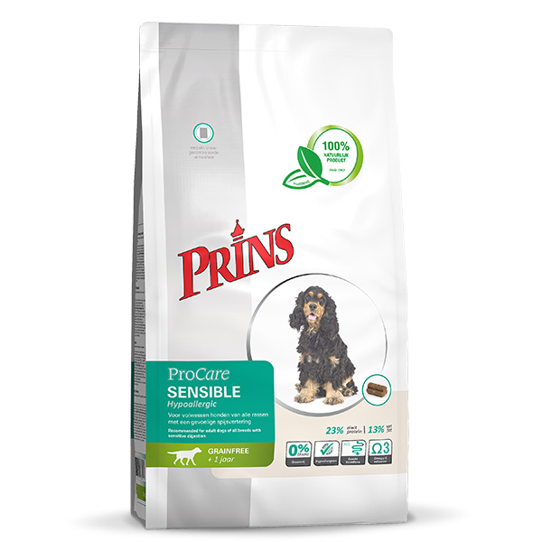 Afbeelding Prins ProCare Grainfree Sensible Hypoallergic hondenvoer 3 kg door Petsplace.nl