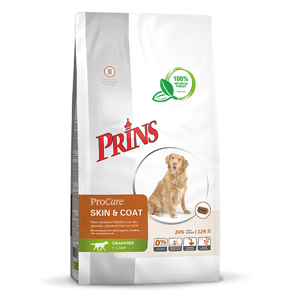 Afbeelding Prins ProCare Grainfree Skin & Coat hondenvoer 12 kg door Petsplace.nl