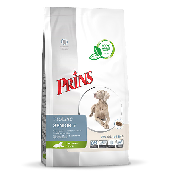 Prins ProCare Grainfree Senior Fit hondenvoer 12 kg