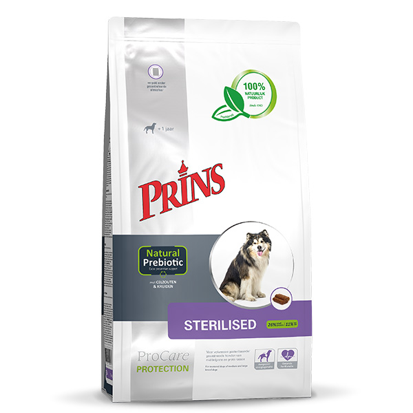 Afbeelding Prins ProCare Protection Sterilised hondenvoer 15 kg door Petsplace.nl