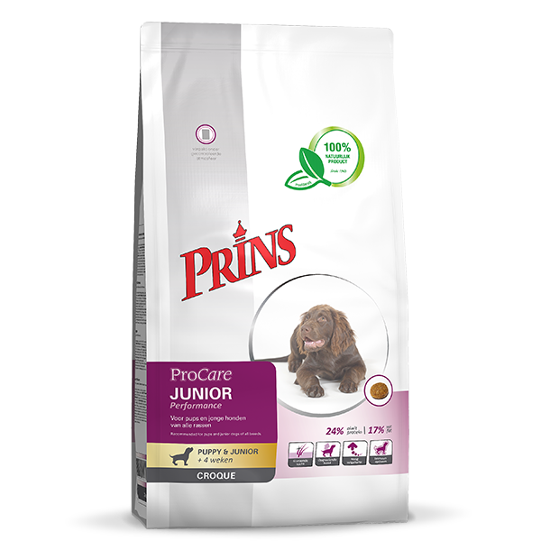 Afbeelding Prins ProCare Croque Junior Performance hondenvoer 10 kg door Petsplace.nl