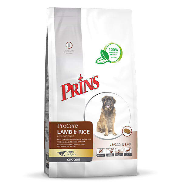 Afbeelding Prins ProCare Croque Lam & Rijst Hypo-Allergic hondenvoer 2 kg door Petsplace.nl