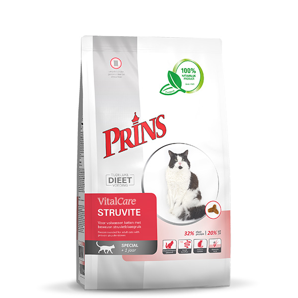 Afbeelding Prins VitalCare Struvite kattenvoer 1.5 kg door Petsplace.nl