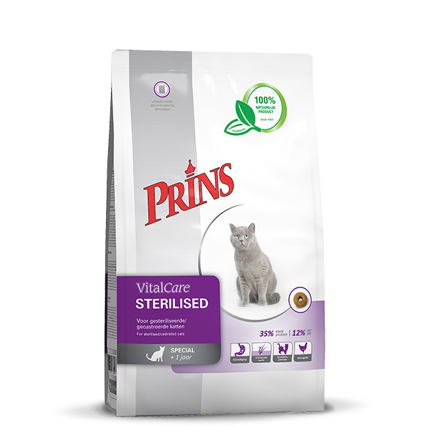 Afbeelding Prins VitalCare Sterilised kattenvoer 5 kg door Petsplace.nl