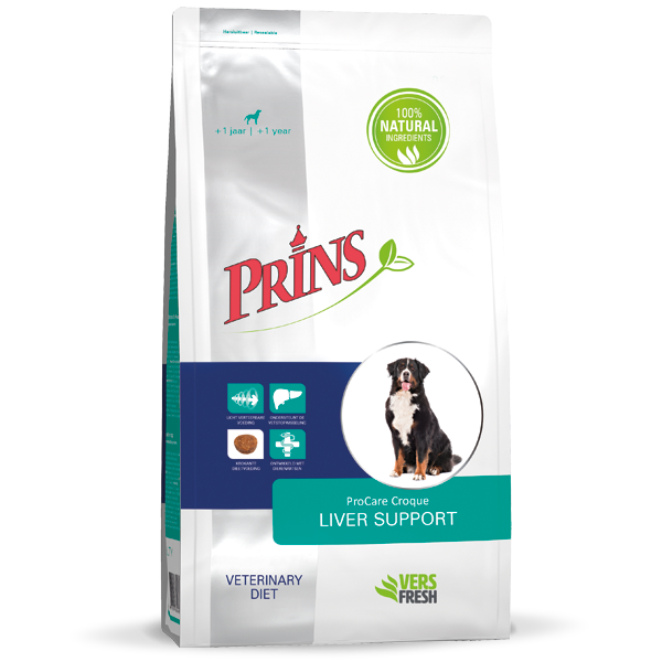 Afbeelding Prins Procare Croque Diet Liver Support Rund&Varken - Hondenvoer - 10 kg door Petsplace.nl