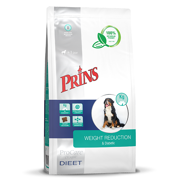 Afbeelding Prins ProCare Croque Weight Reduction & Diabetic - 3 kg door Petsplace.nl