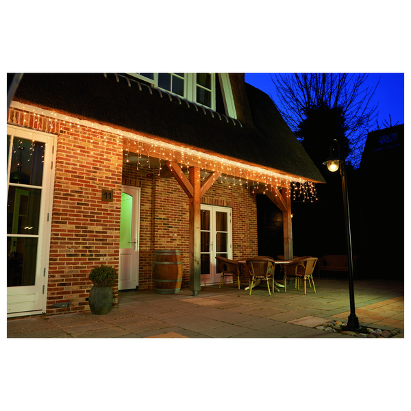 Afbeelding Anna's Collection IJspegelverlichting 180 lampjes warm wit Icicle Lights door Petsplace.nl