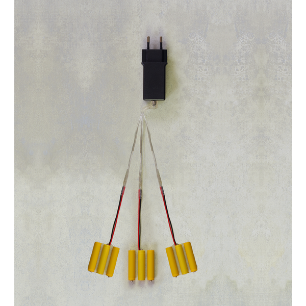 Afbeelding Anna's Collection Trafo 3xaaa 10x 3xaaa - Verlichting - Zwart per stuk 4m Aanloopsnoer door Petsplace.nl