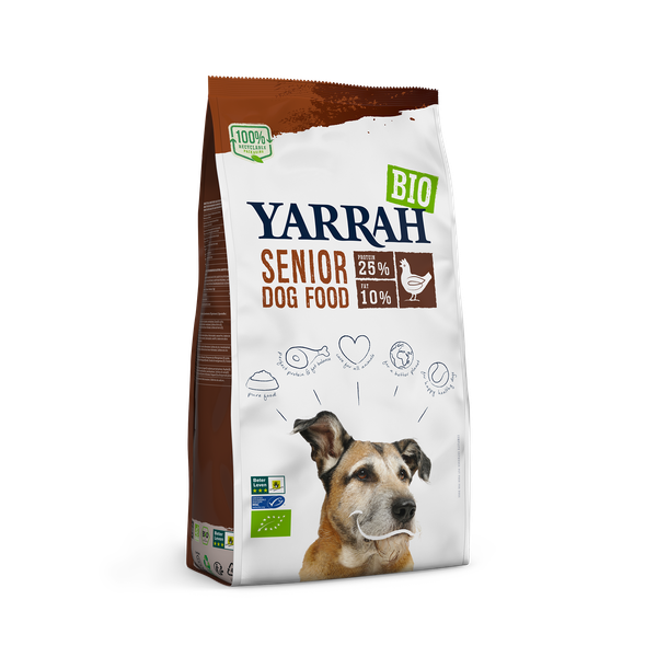 Yarrah Biologisch Senior - Hondenvoer - 10 kg