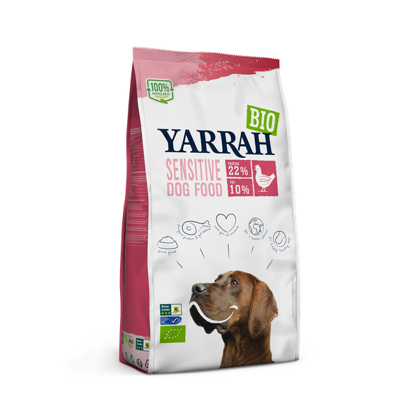 Yarrah Biologisch Sensitive - Hondenvoer - 10 kg