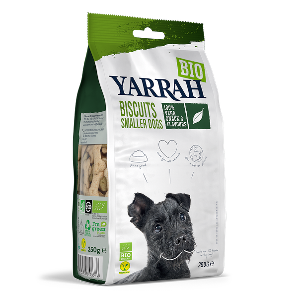 Yarrah Bio Vega Multi Koekjes - Hondensnacks - Zeewier Spirulina 250 g