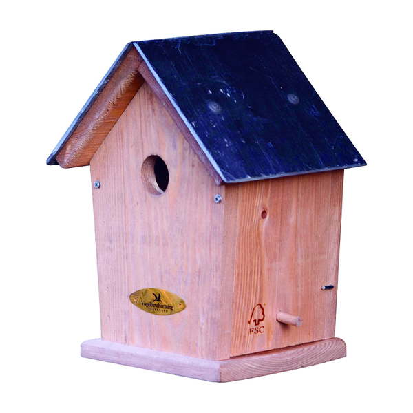 Afbeelding Wildbird Nestkast Mees Leien Dak 32mm - Broeden - per stuk door Petsplace.nl