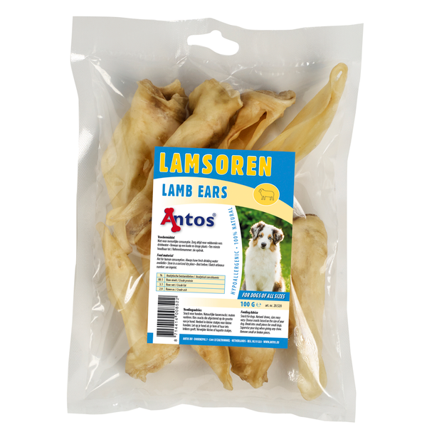 Afbeelding Antos Lamsoren - Hondensnacks - Lam 100 g door Petsplace.nl