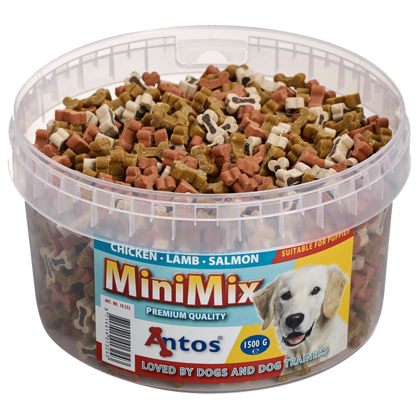 Afbeelding Antos Mini Mix - Hondensnacks - Kip Lam Vis 1500 g door Petsplace.nl