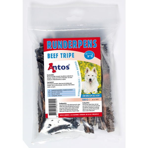 Antos Pensstaafjes 15 cm - Hondensnacks - 100 g