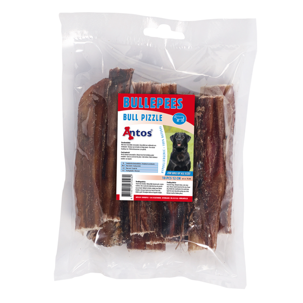 Afbeelding Antos Bullepees 12 cm - Hondensnacks - 10 stuks door Petsplace.nl