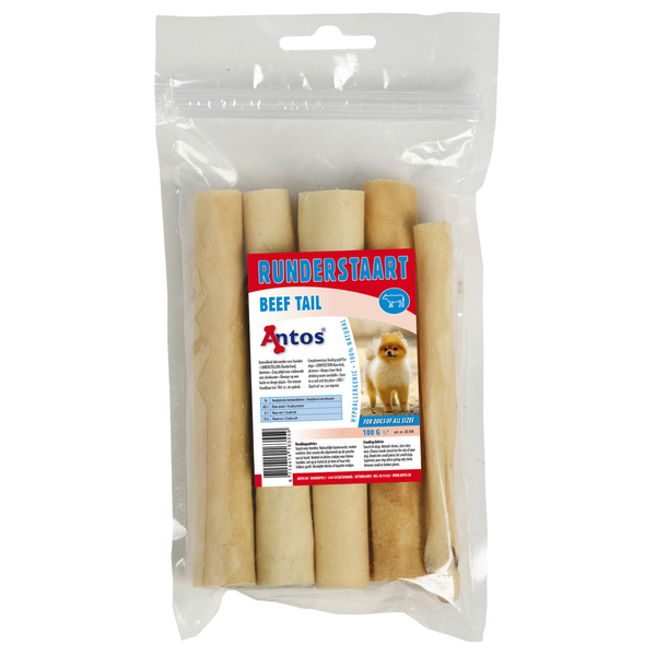 Afbeelding Antos Runderstaart - Hondensnacks - Rund 100 g door Petsplace.nl