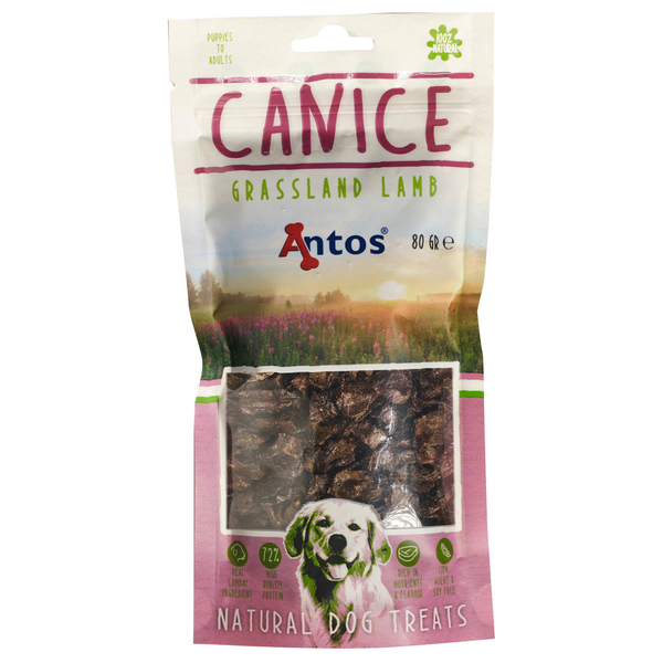 Afbeelding Antos Canice 80 g - Hondensnacks - Lam door Petsplace.nl