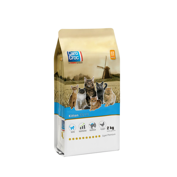 Afbeelding Carocroc 33/19 Kitten kattenvoer 2 kg door Petsplace.nl