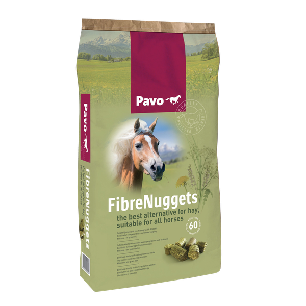 Afbeelding Pavo Fibrenuggets - Paardenvoer - 20 kg door Petsplace.nl
