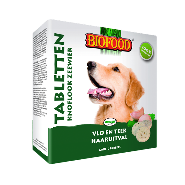 Afbeelding Biofood Tabletten Knoflook Zeewier Per verpakking door Petsplace.nl