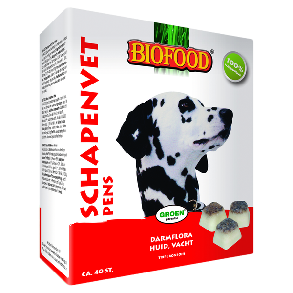 Biofood Schapenvet Maxi 40 stuks Hondensnacks Pens&Vet