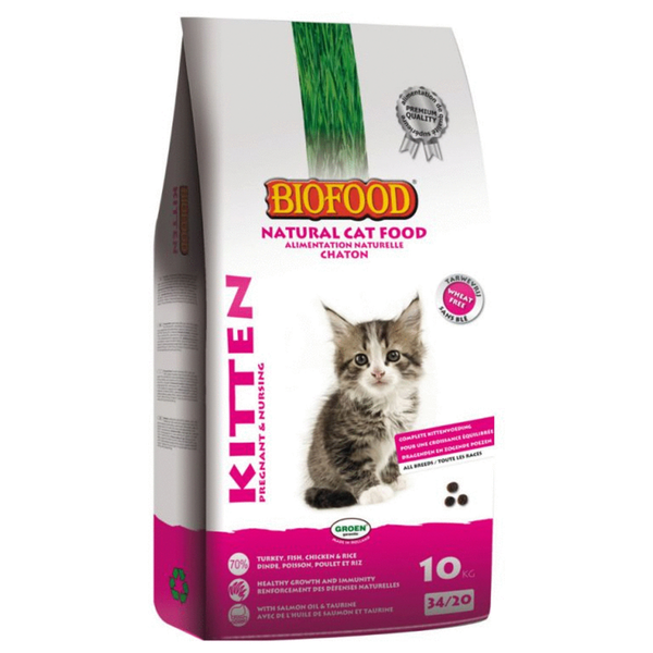 Afbeelding Biofood Kitten Pregnant & Nursing kattenvoer 10 kg door Petsplace.nl