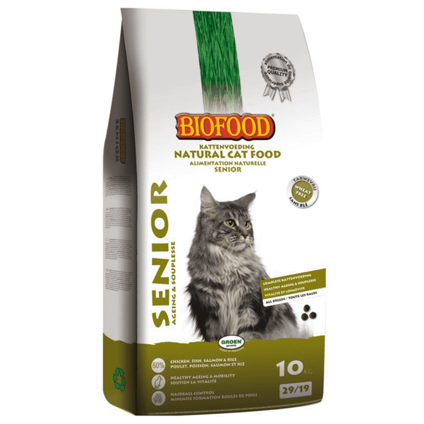 Afbeelding Biofood Senior Ageing & Souplesse kattenvoer 10 kg door Petsplace.nl
