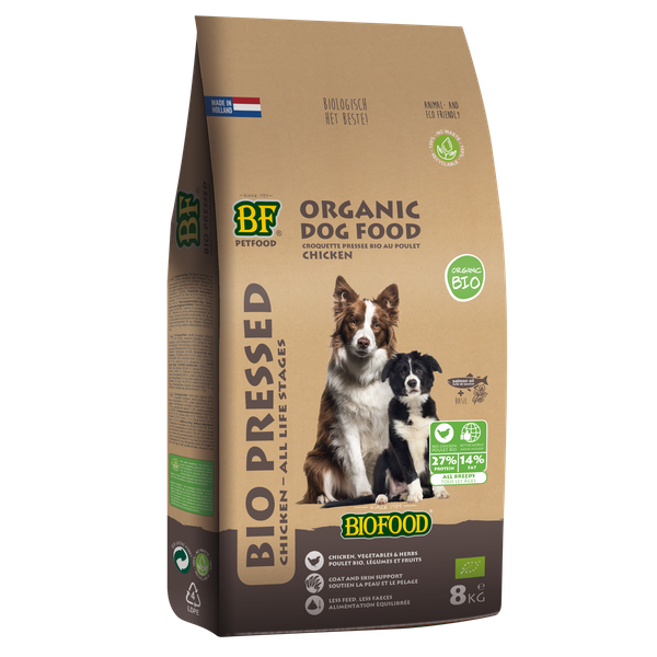 Biofood Organic Geperst hondenvoer 1,5 kg
