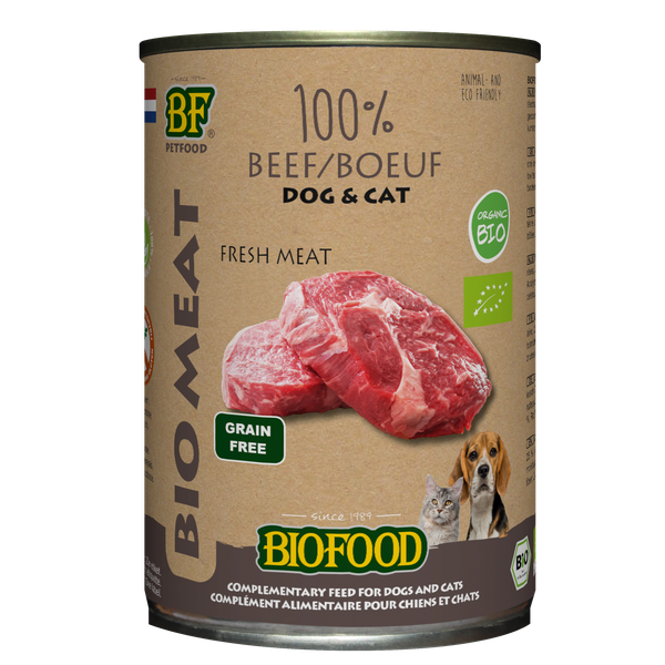 Afbeelding BF ORGANIC 100% RUND 400GR 00000 door Petsplace.nl