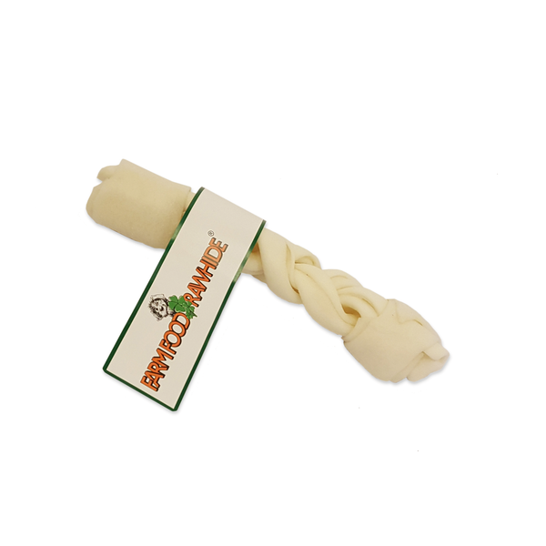 Afbeelding Farm Food Rawhide Dental Braided Stick S door Petsplace.nl