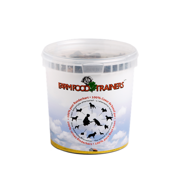 Farm Food Trainers Runderhart Rund - Hondensnacks - 333 g