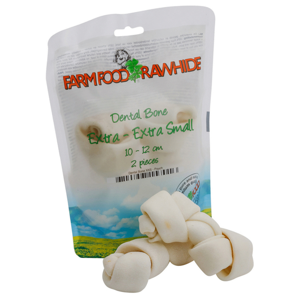 Afbeelding Farm Food Rawhide Dental Bone Rund - Hondensnacks - 50 g door Petsplace.nl