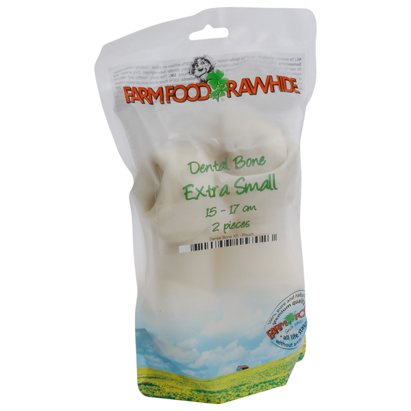 Afbeelding Farm Food Rawhide Dental Bone Rund - Hondensnacks - 140 g door Petsplace.nl