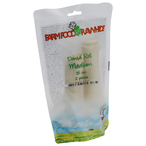 Farm Food Rawhide Dental Roll Rund - Hondensnacks - 75 g
