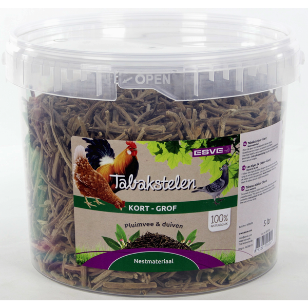 Afbeelding Esve Tabakstelen Emmer Grof - Broedartikelen - 1 kg door Petsplace.nl