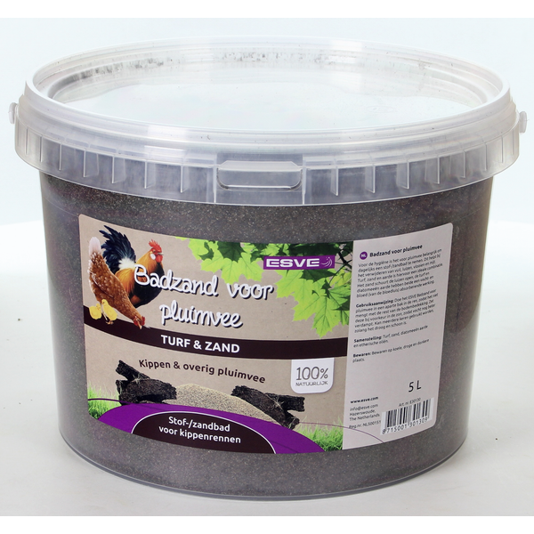 Afbeelding Esve Badzand Voor Pluimvee - Verenverzorging - 3 kg door Petsplace.nl