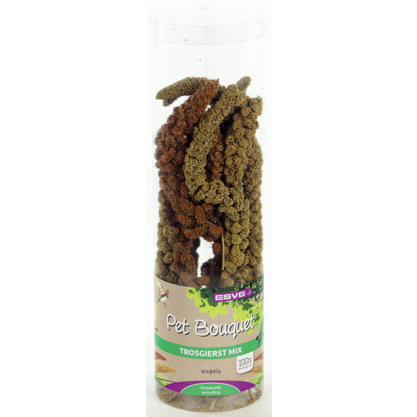 Afbeelding Esve Pet Bouquet Koker Trosgierst - Vogelsnack - door Petsplace.nl