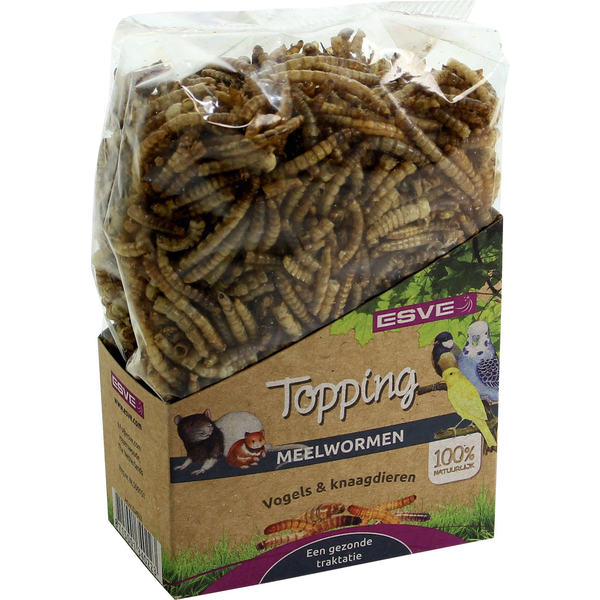Afbeelding Esve Topping Meelwormen - Knaagdiersnack - 70 g door Petsplace.nl